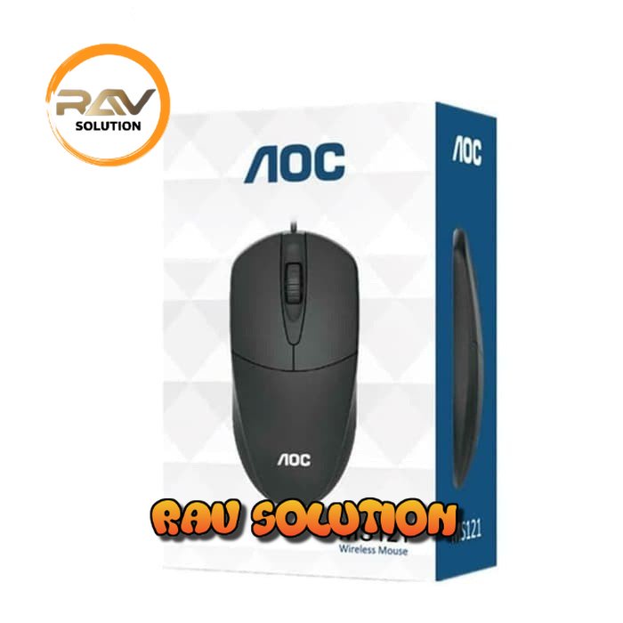 SKU-1227 MOUSE USB AOC MS121 WIRED OPTICAL MOUSE