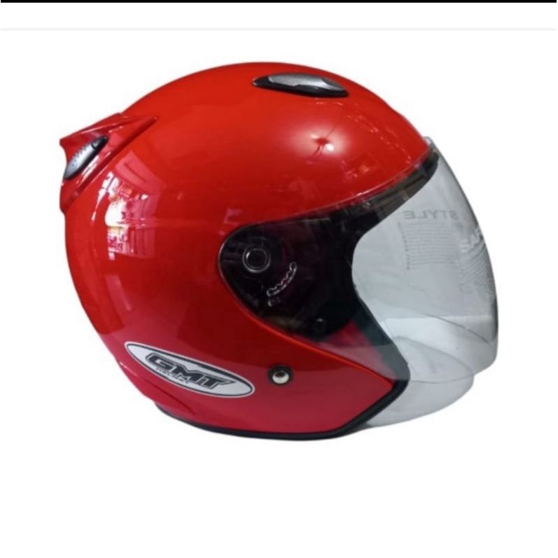 Helm GMT Helm Halfface Double Visor Helm Sepeda Motor Helm Murah Helm SNI Helm Original Helm Pria Wanita Helm Cowok Cewek