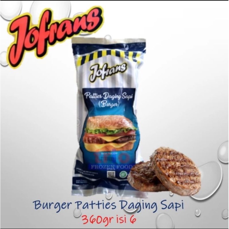 

Jofrans Patties Burger Sapi / Ayam 360gr