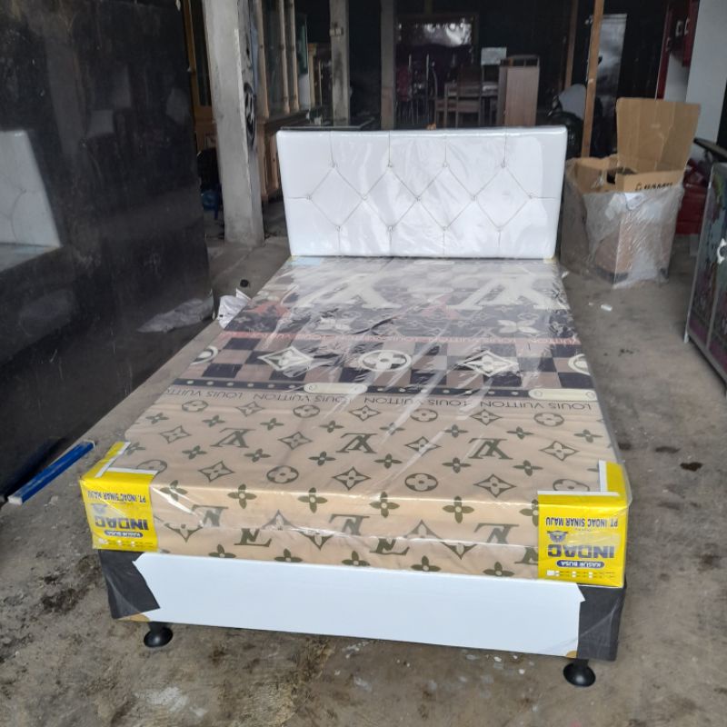 kasur busa inoac + divan 120 x 200cm