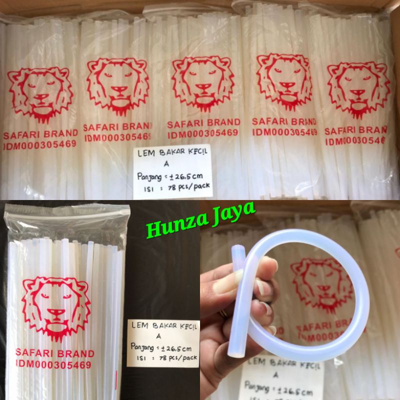 

Lem Bakar kecil Diameter 0,6Cm Panjang 26,5Cm | Glue stick | Stationery Atk | Refill Lem Tembak untuk Kerajinan tangan, Hampers, Parcel, Box Makanan