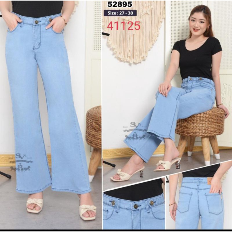 celana kulot jeans sv7 original