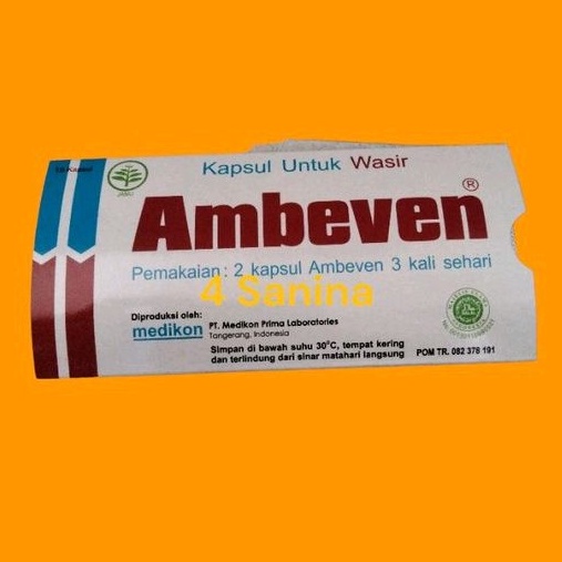 Ambeven 1 strip isi 10 kapsul