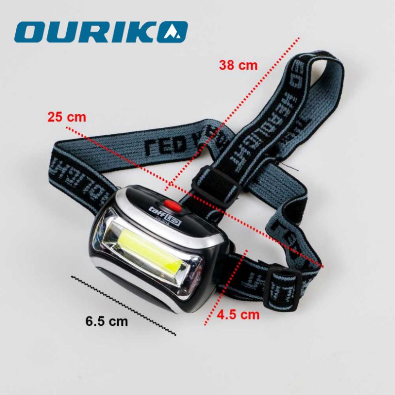 Headlamp senter kepala Led - senter kepala camping - head lamp mendaki gunung - senter emergency