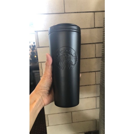 STARBUCKS TUMBLER ORIGINAL BLACK AMD SILVER EDITION