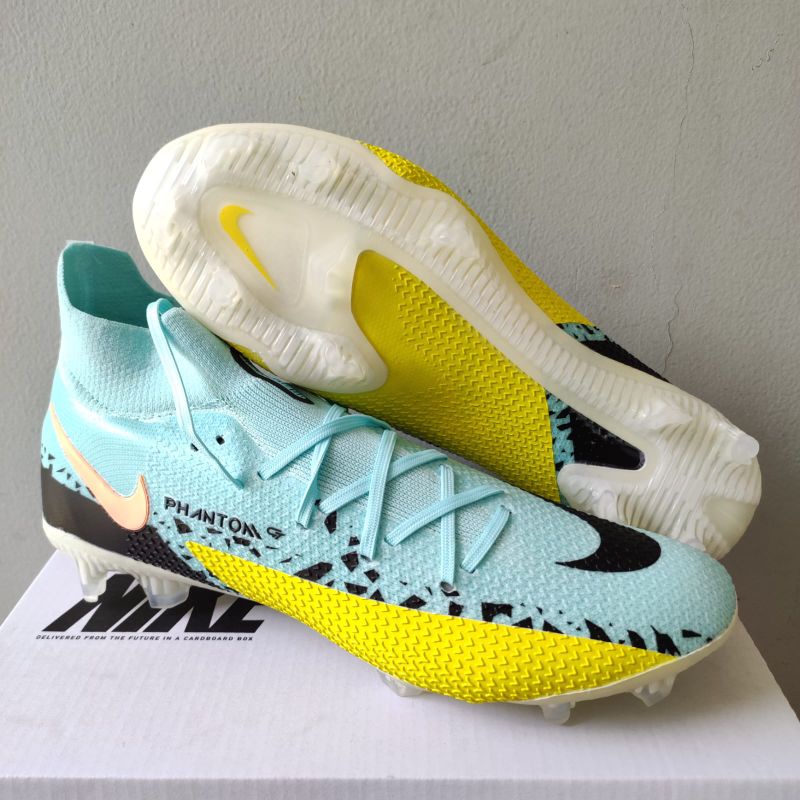 bola PHANTOM GT2 sepatu bola PHANTOM GT2 DYNAMIC ELITE GLACIER BLACK YELLOW FG