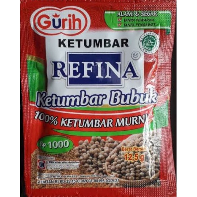 Grosir Refina Ketumbar Bubuk 12,5 gr