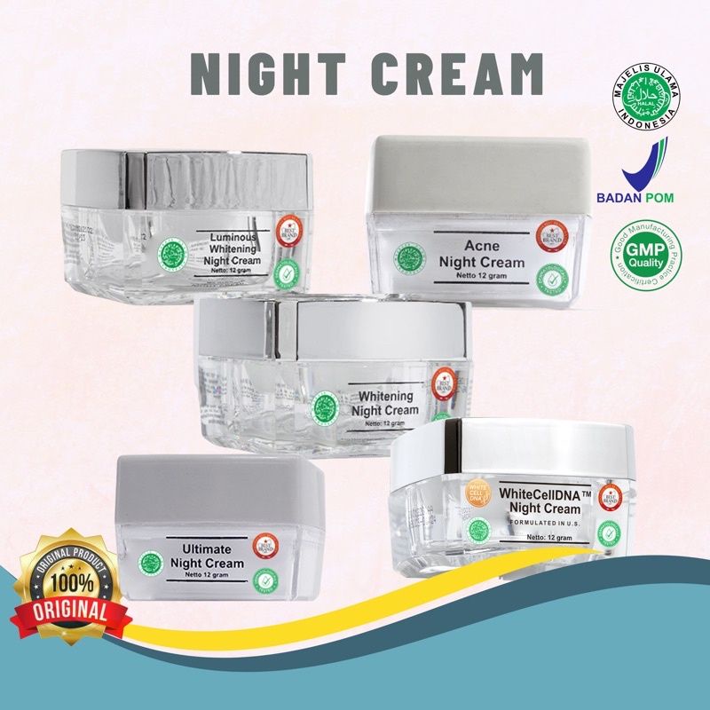 MS GLOW NIGHT CREAM | CREAM MALAM MS GLOW