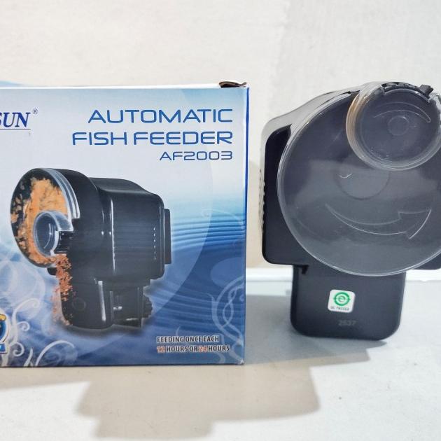 Auto Fish Feeder Mesin Pemberi Makan Ikan Otomatis
