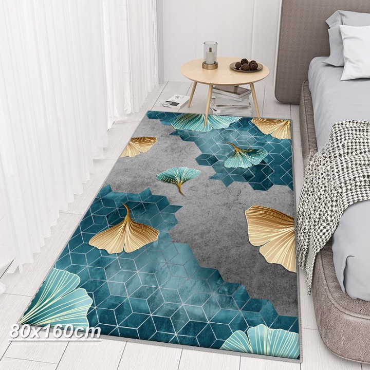 TOMUMUDA Karpet Kamar/ Ruang Tamu/ Karpet polister 80x160 dan Termurah Tikar Kamar lwk21