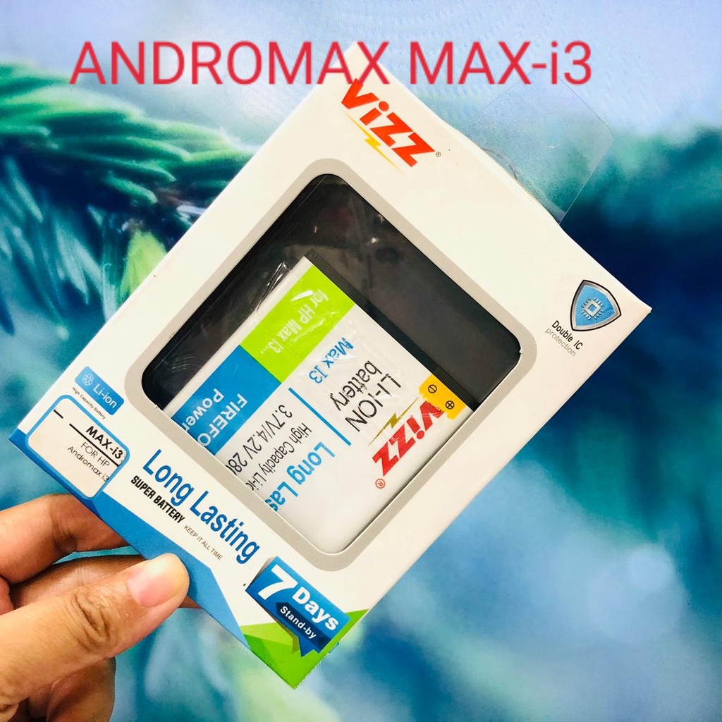 PROMO!!! BATERAI VIZZ DOBEL POWER ANDROMAX C2/ ANDROMAX C/ ANDROMAX C3/ ANDROMAX EC/ ANDROMAX G2/ ANDROMAX I/ ANDROMAX I3/ ANDROMAX I2/ ANDROMAX I3S/ ANDROMAX U/ ANDROMAX Q/ ADNROMAX V/ ANDROMAX Z/ ANDROMAX G/ ANDROMAX E2+