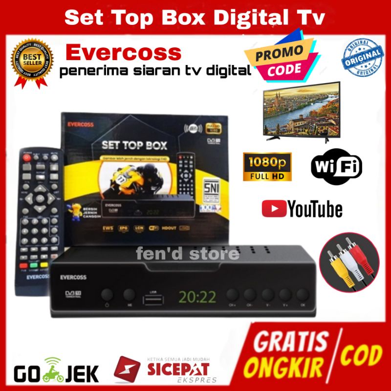 Receiver Stb Digital Tv Set Top Box Dvb T2 Android Full Hd
