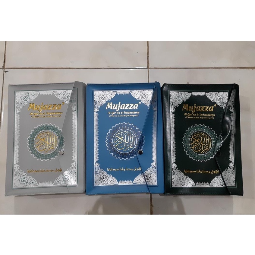 Jual Kitab Mushaf Quran AlQuran per Juz Jilid dan Terjemah an Terjemahan Besar B5 Murah di Makassar