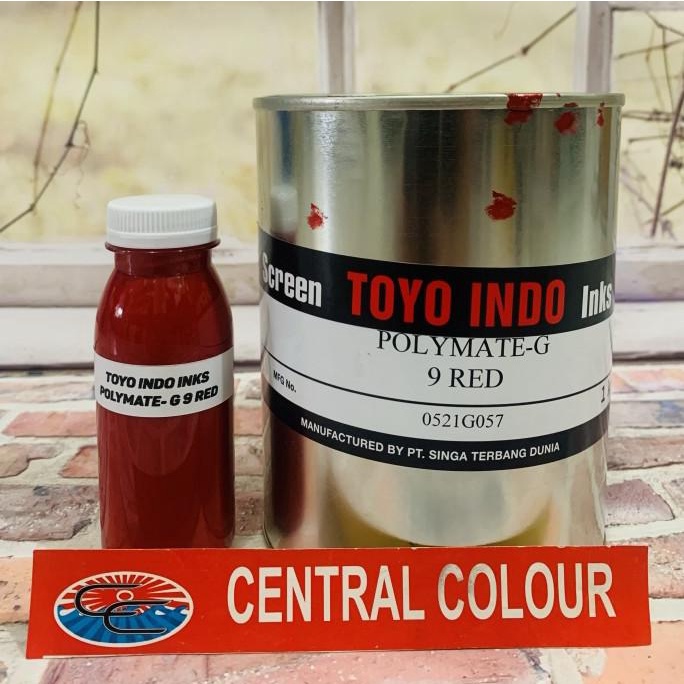 

Tinta Toyo Polymate-G 9 Red / Merah Tinta Sablon Plastik - 500GR