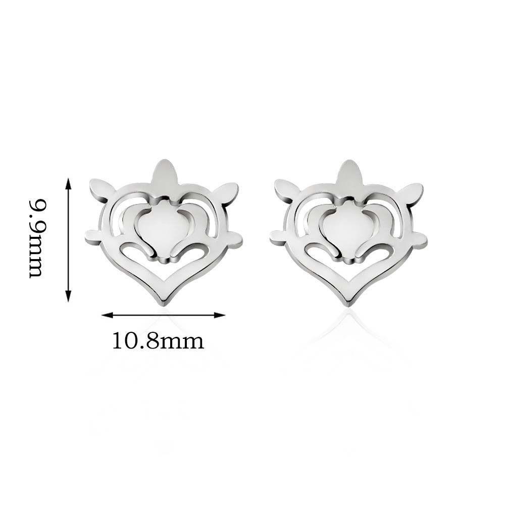 Needway Genshin Impact Earrings Rumput Batu Aksesoris Perhiasan Fashion Air Es Elemen Angin Api Thunder Karena Kait Telinga