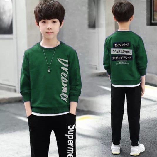 TC87 4WARNA/BUAT ANAK USIA 6-10TAHUN/BAJU ANAK BAHAN TEBAL ALFA/KAOS KEREN ANAK LENGAN PANJANG