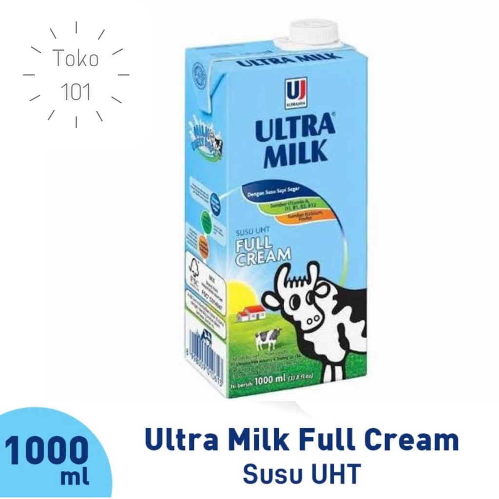 

Ultra Milk UHT Full Cream 1 Liter / 1000 ml