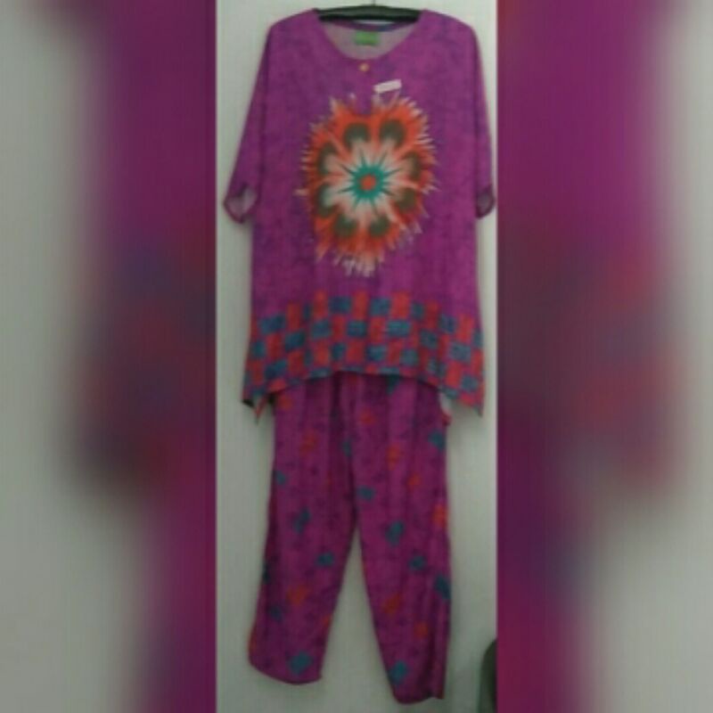 daster batik rok celana panjang merk HAP