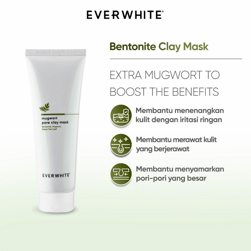 EVERWHITE Mugwort Pore Clay Mask 125gr