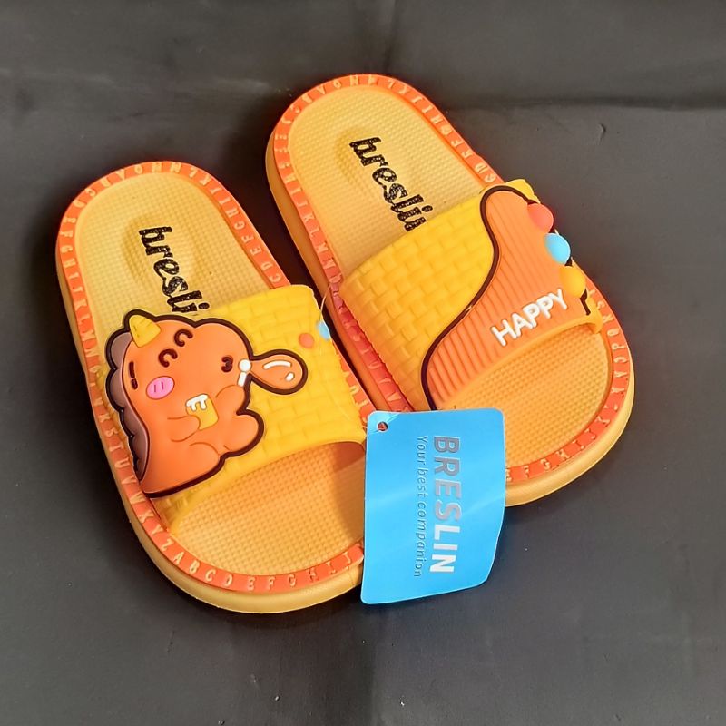 Sandal anak perempuan breslin selop import Sandal karet premium motif lucu sendal anak wanita trendy