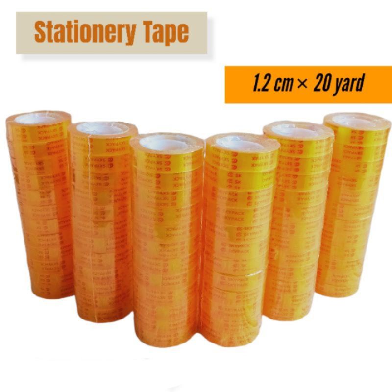 

☀️Kylo Packing☀️ Stationery Tape Uk:12mmx20yard Selotip 1.2cmx20y Solasi 1/2inch Plakban Lem Kuat Isolasi Murah Pita Perekat Kualitas Bagus Harga Murah