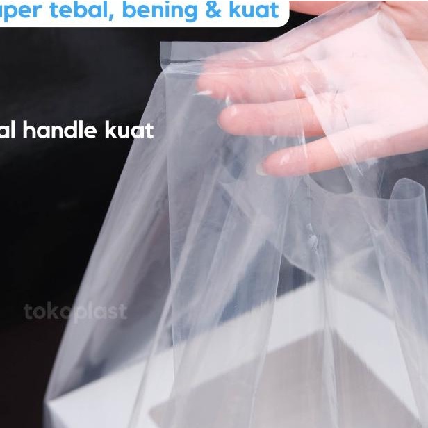 

KRESEK KANTONG PLASTIK PE BENING BOX 24X24/25X25 BAHAN TEBAL