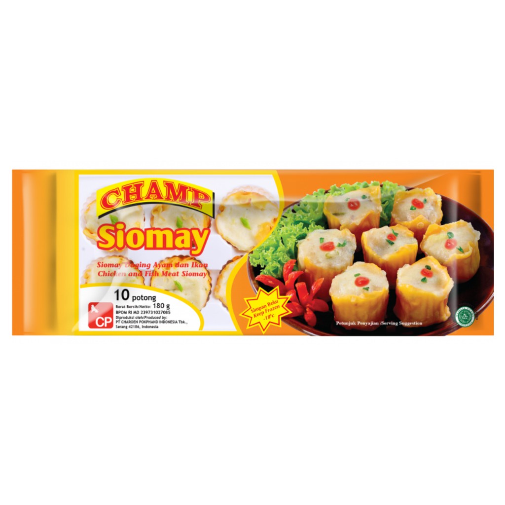

Champ siomay ayam dan ikan 180 gr
