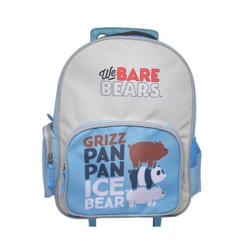 Tas Koper We Bare Bears Trolley Bagpack / Tas Ransel Trolley We Bare Bears