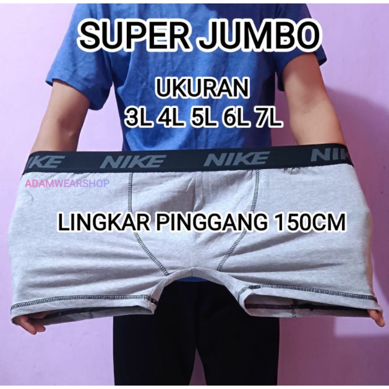 Celana dalam pria Boxer jumbo big size