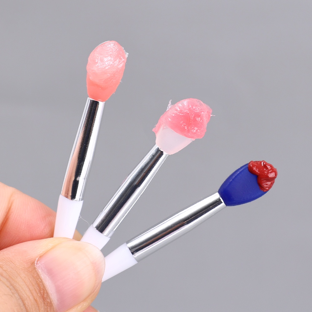 Brush Lipstick Eyeliner Portable Retractable Untuk Alat Makeup Kecantikan