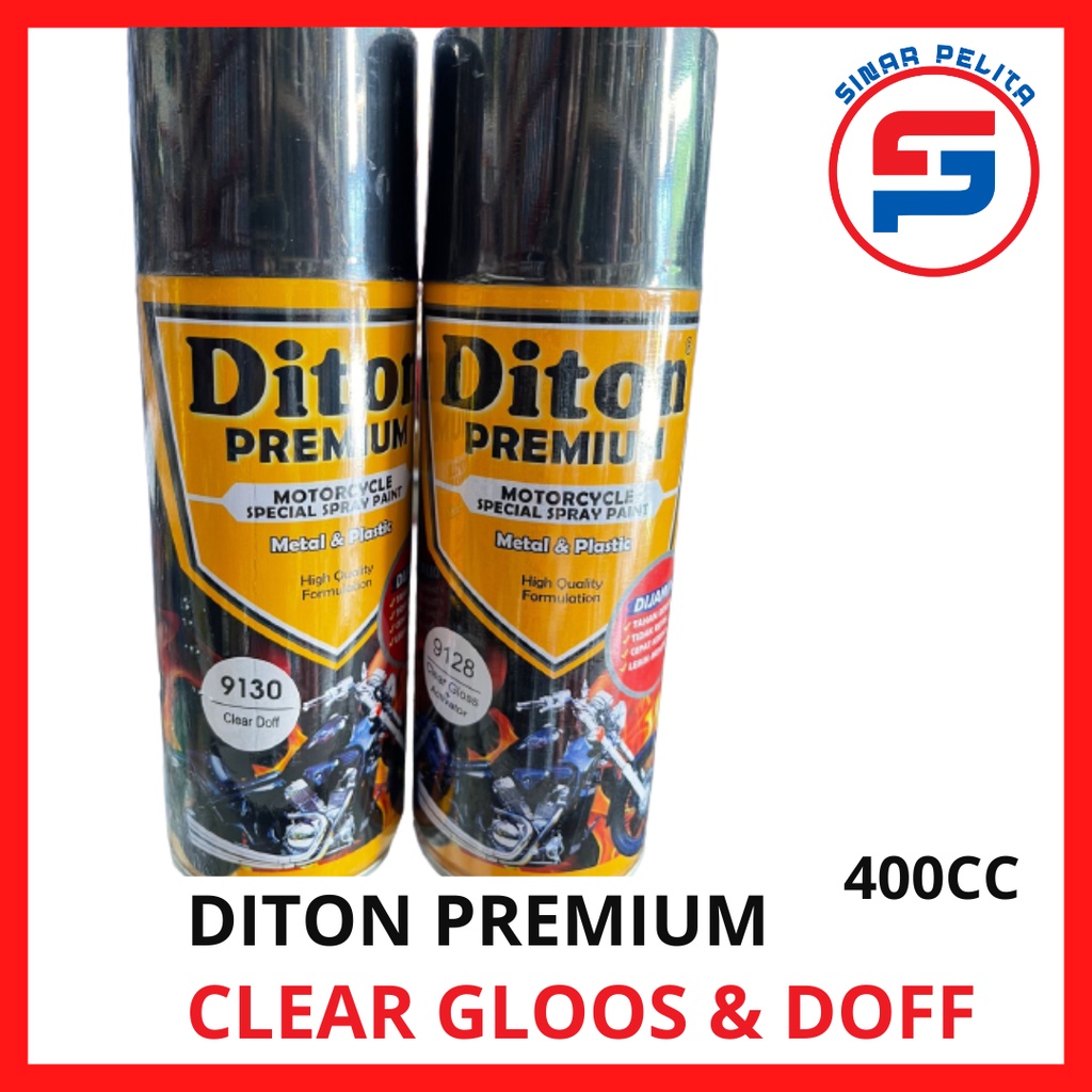 PILOX DITON CLEAR GLOSS & CLEAR DOFF 400CC / DITON PREMIUM / PILOX CELAR / CAT SEMPROT