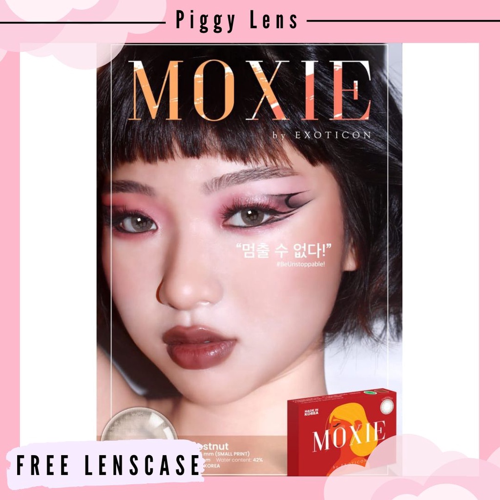 SOFTLENS X2 MOXIE NORMAL &amp; MINUS 0.50 S/D 6.00  + FREE LENSCASE