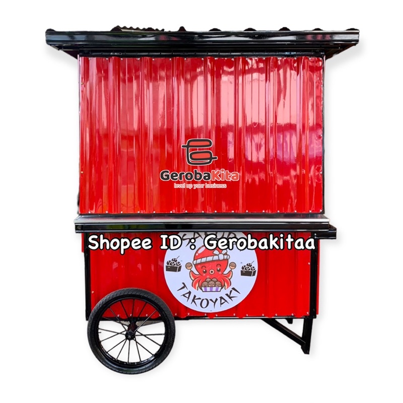 gerobak dorong semi kontainer murah