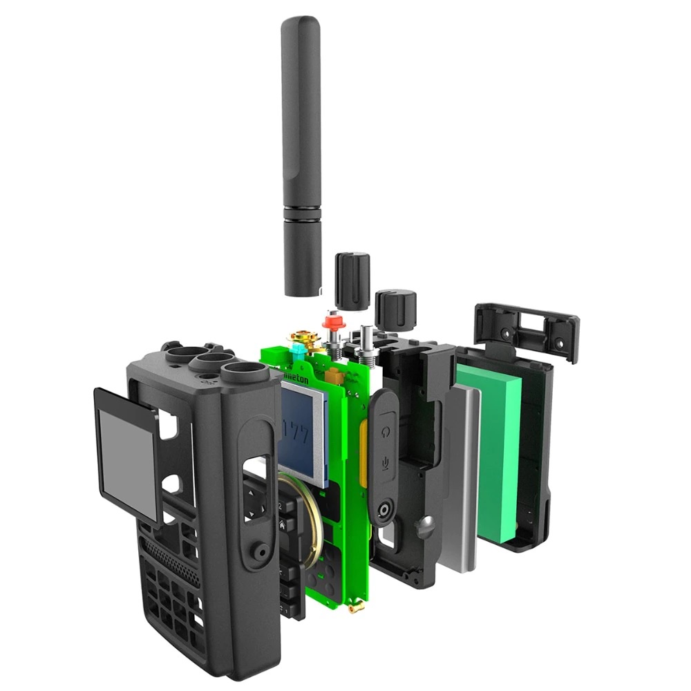 ABBREE AR-F8 - Walkie Talkie 8W Power 6-Band 136-520MHz - GPS Function - Radio Panggil Terbaru dengan Fitur Terbaru dari ABBREE