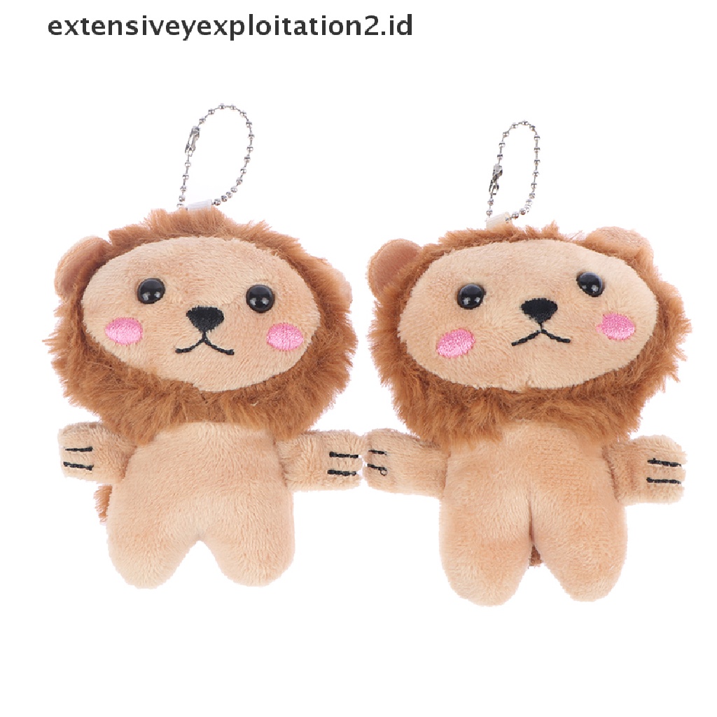 1pc Gantungan Kunci Boneka Singa Kecil