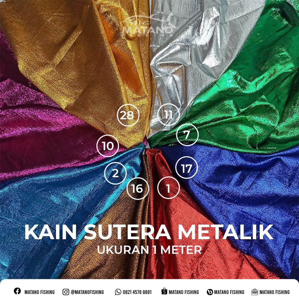 KAIN SUTERA METALIK SABIKI UMPAN
