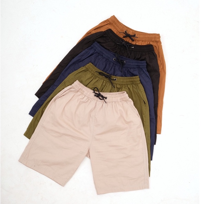 SANVANINA Celana Pendek Pria Santai Astro Short Pants Bahan Katun Twill M-L-XL AS-01