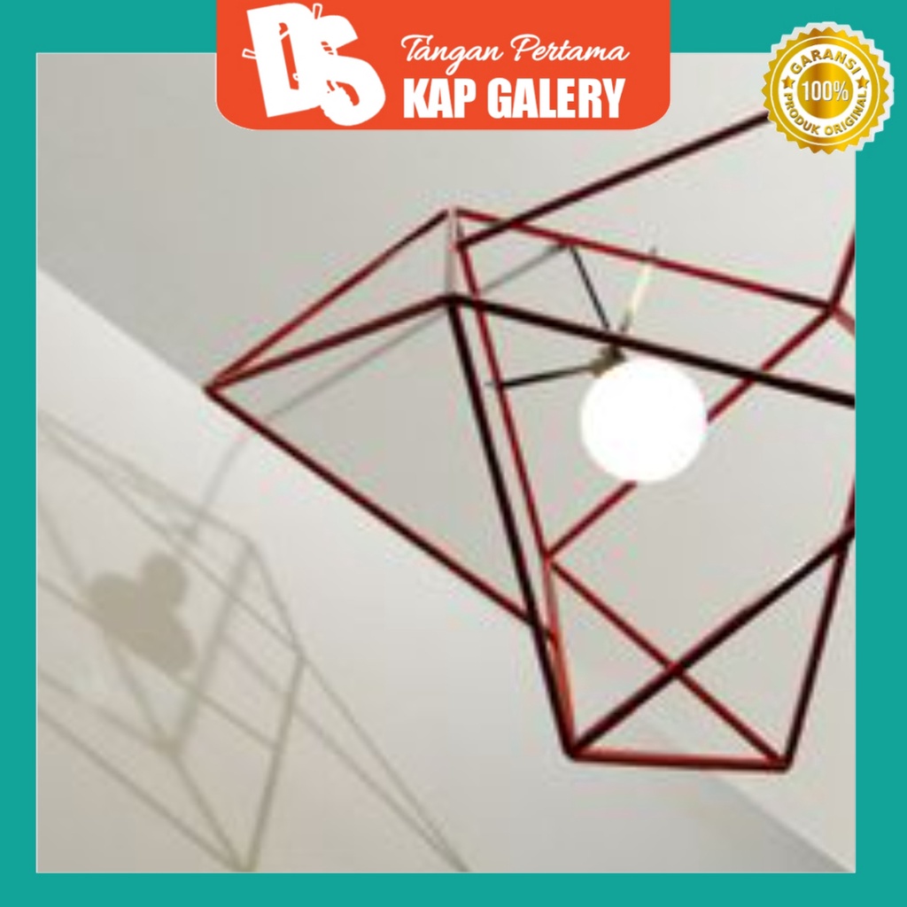 Kap Lampu Gantung Diamond Besi 5 Ml