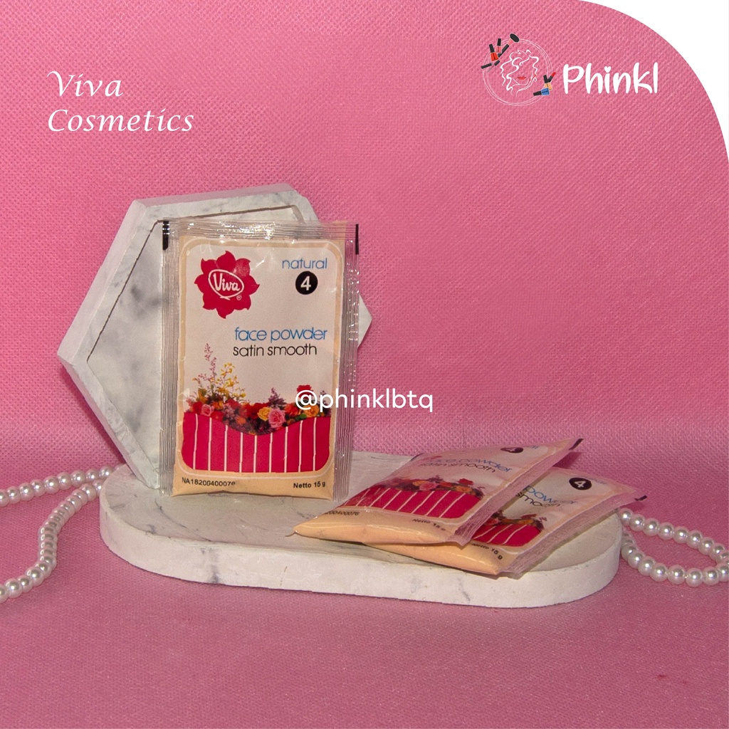 `ღ´ PHINKL `ღ´ 【v】【i】【v】【a】 Viva bedak tabur zak refill untuk menghaluskan wajah loose powder