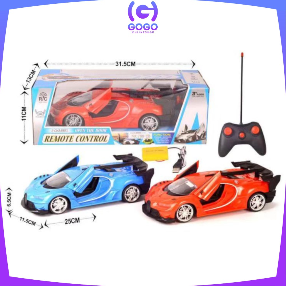 GOGO-M115-M120 Mainan Anak Mobil Remot Kontrol RC Sport Car Remote Control Murah Mainan Mobil Balap