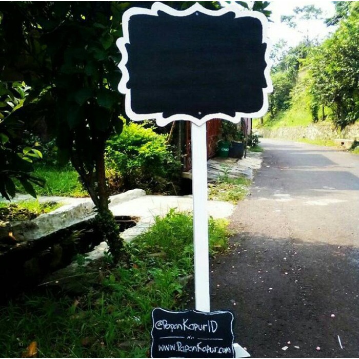 

Papan Papan Tulis Kapur Single Sign Chalkboard