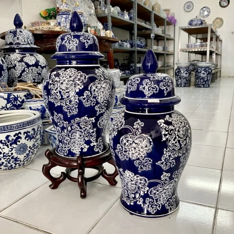 tochin ukuran jumbo / guci keramik china limited edition / guci keramik china biru putih