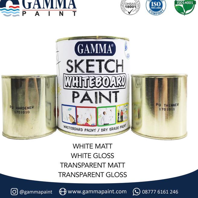 

Sketch WHITEBOARD Paint - Mengubah Tembok Menjadi Papan Tulis Spidol - White Matt