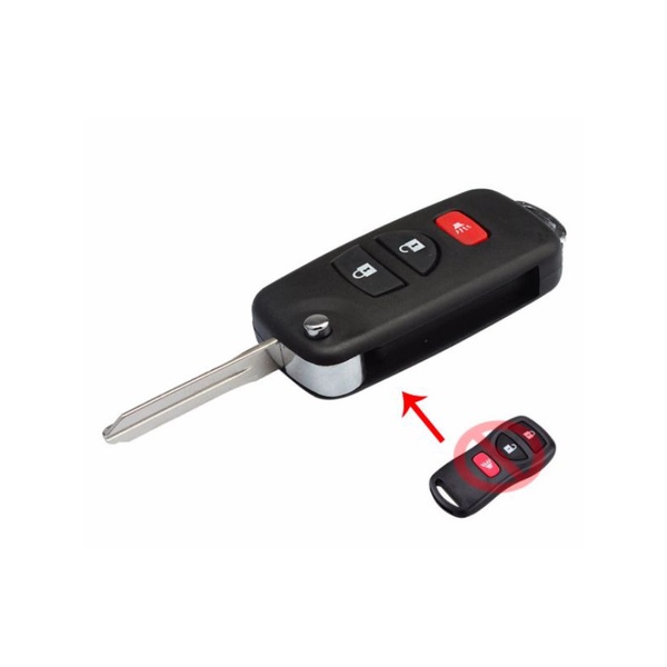 Casing Kunci Flip Key Nissan Grand Livina Xtrail