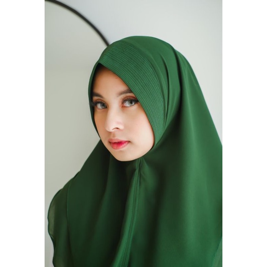 KHIMAR MINI 2 LAYER PET/HIJAB INSTAN MINI OVAL/BERGO CERUTY MINI OVAL/KERUDUNG MINI OVAL 2 LAYER