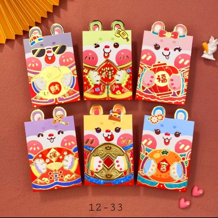 

Angpao Imlek Kuping Kelinci 2023 Ampau Amplop Angpau Sincia Termurah - 12-33 PDK ISI 6