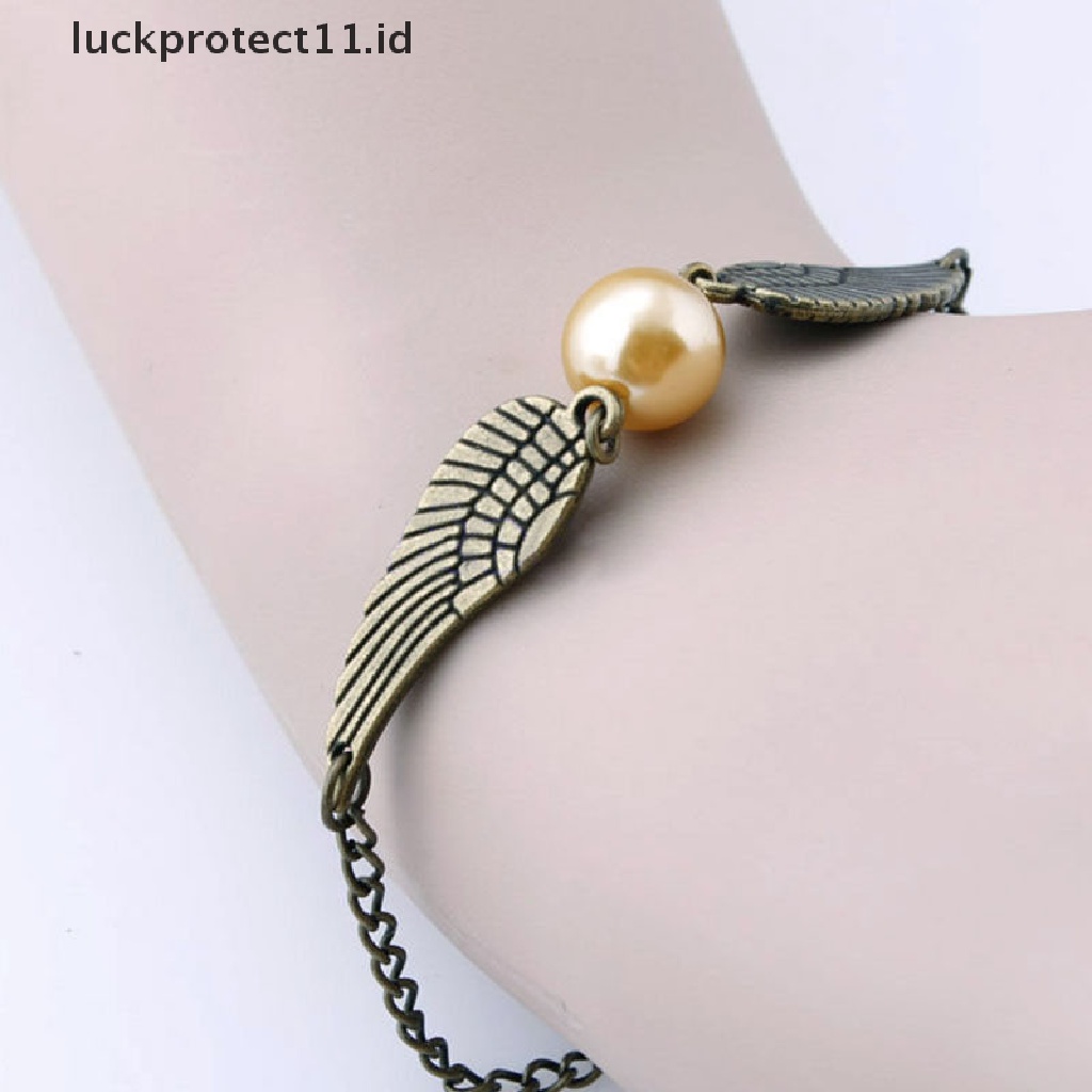 Gelang Rantai Desain Snitch Gaya Retro Untuk Unisex