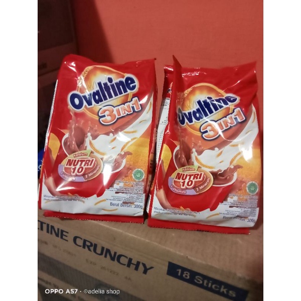 

Susu ovaltine 3in1 berat 300gr exp juni 2023