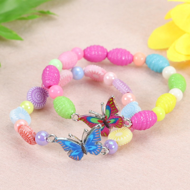 Gelang Butterfly Warna-Warni Untuk Hadiah Ulang Tahun Anak Perempuan