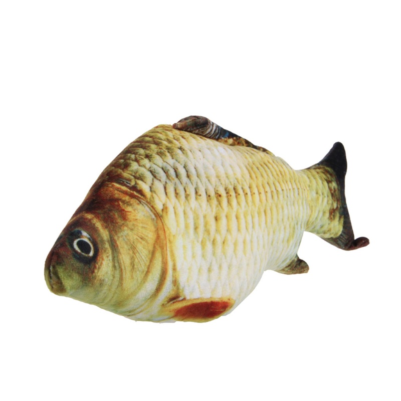 Mary 3D Carp Fish Cushion Bantal Hewan Mainan Mewah Anak Hadiah Dekorasi Rumah 20cm/7in